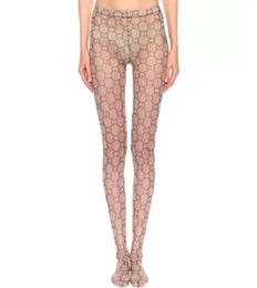 Strumpor strumpor sexiga bokstäver designer brev kvinnor strumpbyxor flicka transparenta tights silkesjoser elastiska strumpor hela5654728