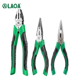 파일 Laoa Multitools 3pcs 플라이어 세트 니퍼 플라이어 와이어 절단기 측면 절단기 전기 기술자 수공구