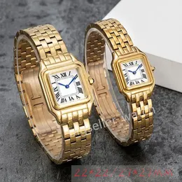 Ladies Quartz Pil Watch Designer 22 * ​​22/27 * 27mm İzle 904L Tüm Paslanmaz Çelik Sapphire Su Geçirmez İzle Montre De Luxe
