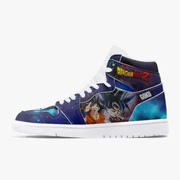 Os novos sapatos personalizados Sapatos de basquete esportivo diy machos 1 fêmeas 1 moda e um belo anime personalizado Sapatos esportivos esportivos esportivos ao ar livre sapatos esportivos