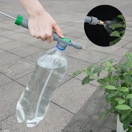 Watering Equipments Manual High Pressure Air Pump Sprayer Adjustable Drink Bottle Spray Head Nozzle Garden Tool Agriculture Tools 230721