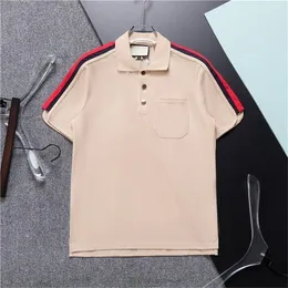 Lapel Polo Shirt Mens Short-Sleeved T-Shirt Men 2023 New Summer Trend 브랜드 Casual Half-Sleeved Top M-3XL G495CNE5CNE