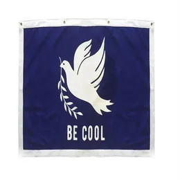 Var cool mästerskap Peace Oxford Dove Flag för dekoration 3x5ft Banner 90x150cm Festival Party Gift 100d Polyester Printed SE2611