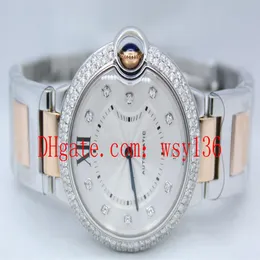 Topselling High Quality 18k ROSE GOLD And Steel WE902031 Women's Quartz Movement Watch Ladies Fashion Wathces2479