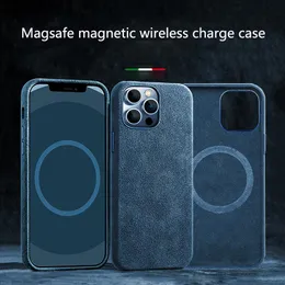 Custodie telefoniche MagSafe a prova di shock Messen per iPhone 14 Pro Max Case Magnetic Wireless Charge Case per iPhone 13 Pro Max Mini 14 Plus Cover