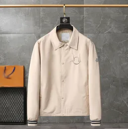 Mensjackor Designer Coats Windbreaker Hooded Bomber Man Top Outwears Jackets Asian Size M2XL