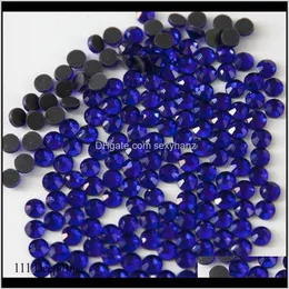 Швейные понятия инструменты одежда SS6SS30 Sapphiedeep Blue DMC Flatback Ownestones.