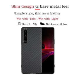 Boormachine Ytfcarbon Carbon Fiber Phone Case for Sony Xperia 1 Iii Case Aramid Fiber Armor Material Sony Xperia 1 Iii Men's Phone Shell