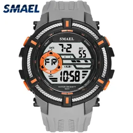 Спортивные часы военные Smael Cool Watch Men Big Dial S Shock Relojes Hombre повседневные светодиодные часы1616 Цифровые наручные часы Водные 288E