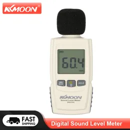 Medidores de ruído KKmoon LCD Medidor de nível de som digital Handheld DB Meter Instrumento de medição de volume de ruído Decibel Monitoramento Tester 30-130dB 230721