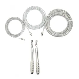 Boormachine NeverToolate Jump Rope 유사한 기능 패스트 잠금 시스템 건너 뛰기 로프 3x 4mm 6mm 8mm TPU 스틸 코드 세트 EVA 케이스