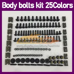 268pcs دراجة نارية براغي هدية طقم المسمار الكامل ل kawasaki ninja zx-12r zx 12 r 12r zx1200 zx12r 02 03 04 05 06 02-06 أكمل Mo309s