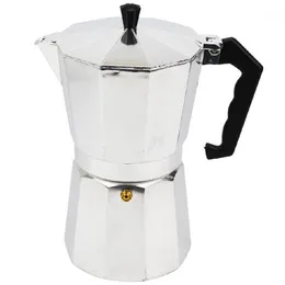 Cafeteira Pot 3 6 9 12 xícaras Espresso Pot Alumínio Moka Cafeteira Moka Espresso Latte Coador Fogão Top12852