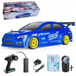 Electric RC Car HSP Racing RC Drift 4WD 1 10 Electric Power on Road 94123 Flyingfish 4x4 Fordon Hög Speed ​​Hobby Remote Control 230721