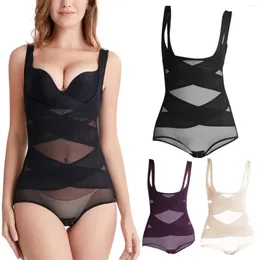 Women's Shapers spłaszcza swój żołądek Bodysuit dla kobiet kontroluje bulifter majty hi talia