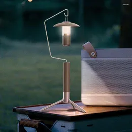 Lampenhalter Halterung Laterne Hängeregal Walnussholzständer Hochwertiger Tisch für Outdoor-Camping