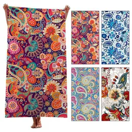 Mandala Print Beach Towel Boho Floral Rectangular Spa Sauna Towels Quick Dty Bath Bathroom Toalla3148