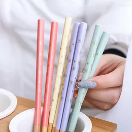Bacchette in stile giapponese cartone animato in legno di bambù di alta qualità punta per trasferimento di calore sushi stoviglie ambientali