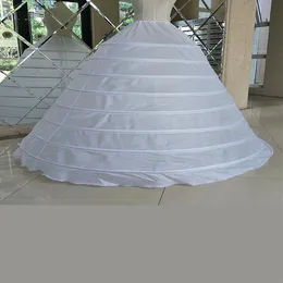 Big Wide 8 Hoops Petticoat For Ball Gown For Quinceanera Dress Strong Steels Crinoline Underskirt Jupon Mariage CW01398216b