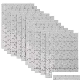 Prodotti di carta Puzzle in bianco a sublimazione A5 con 80 pezzi Puzzle a trasferimento termico fai da te per bambini Progetti di artigianato da colorare Drop Dhvw9