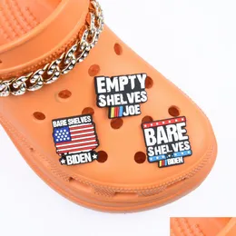 Peças de sapatos Acessórios Lets Go Brandon Custom Pvc Rubber Clog Charms Para Acessório Drop Delivery Ot46K