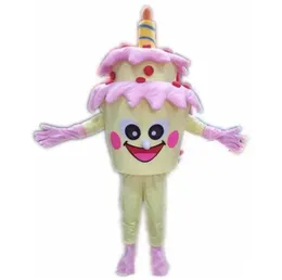 Masquerade Birthday Cake Mascot Costumes Halloween Christmas Fancy Party Dress Cartoon Character Carnival Xmas Easter Advertising Birthday Party Costume Outfit