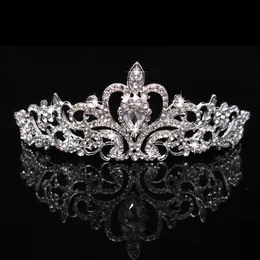Sparkly Full Circle Diademi Pageant Petal Clear Strass austriaci King Queen Princess Crowns Wedding Bridal Brides Crown Party H206y