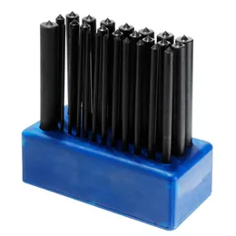28Pcs Transfer Punch Set Carbon Steel Hand Tools Machinist Thread Punches Kit 120Mm High Durability Tool Sets270x