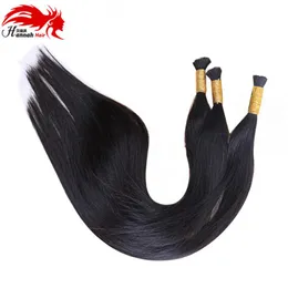 Capelli umani per micro trecce Capelli sfusi Lisci brasiliani Micro capelli intrecciati umani Bulk No Attachment3092