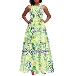 Casual Dresses Polynesian Tongan Samoa Tribal Clothing Print Custom 2023 Elegant Evening Party For Women Swings ärmlös O Neck Maxi