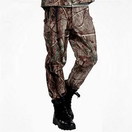 Lurker Shark Skin Militär Tactical Cargo Pants Män Varma djungeln Camping Klättra platt beläggning Vattentät vindtät Camo Long Trous263K