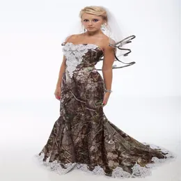 2020 Простые русалочные свадебные платья кружевные аппликация Свадебные платья с завесами дешевые невесты