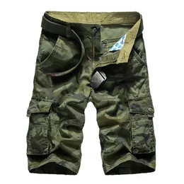 Mens Shorts Camouflage Camo Kargo Erkekler Sıradan Erkek Gevşek İş Adam Askeri Kısa Pantolon Artı Boyut 2944 230721