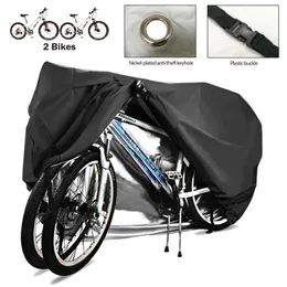 Boormachine capa protetora para bicicleta, à prova d'água, proteção contra o sol, uso externo, uv, à prova de poeira, 190t/201d, dois acessórios de bicicleta