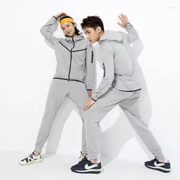 Men's Tracksuits Sports Suit Brand Same Sportswear Cardigan Sweat-absorbing Top Running Trousers Two-piece Outdoor Casual Wear