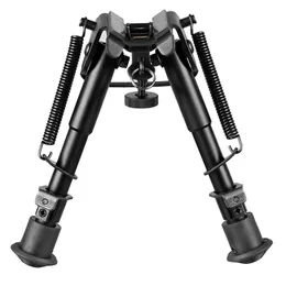 6"-9" Style Tactical Bipod 5 Levels Adjustable Spring Loaded Legs for hunting
