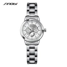 Sinobi Women's Bracelet Fashion Steel Watch Watches Luxury Brand Jeneva Quartz Clock Ladies.