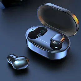 Trådlösa hörlurar Stereo Hifi Earpiece With Microphone Bluetooth Earphone Buller Cancle Earbuds för Xiaomi Samsung Phone