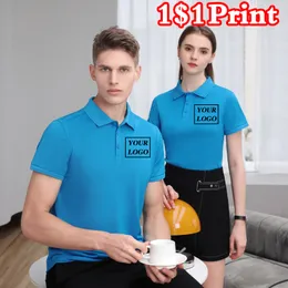 Мужская половая рубашка Polos Summer Smost Drying Polo индивидуальная печать в воздухопроницаемом костюме персонализированный дизайн вышивка 230721