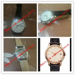 2 Stil Lüks Saat Gül Altın 39mm Erkekler Otomatik 5227R-001 Erkekler Calatrava Deri Kayış Otomatik Moda İzle2326