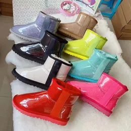 Clear Mini Mini Australia Kids Shoes Classic Uggly Boots Girls Snow Shoes Kid Youth Boot Boot Toddler Winter Wggs أحذية رياضية دافئة صبي