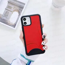 Luxurys Red Botton Sole Phone Case for iPhone 15 14 13 12 11 Pro Max X Xs Xr 8 7 Plus Rubber Fashion Designer Imprint Designer Cellphone Cover