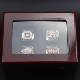 2021 intero 1990 1991 1992 1993 anello del campionato regalo commemorativo di moda Set con scatola da esposizione in legno regalo per fan 2021 Dro256A