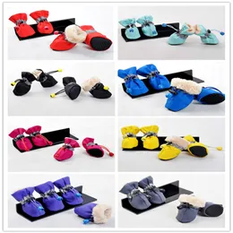 new style anti-waterpet dog puppy autumn fall winter snow warm fashion boot reflective shoes 10sets lot2929