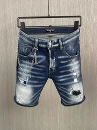 DSQ PHANTOM TURTLE Jeans Masculino Jean Masculino Estilista de Luxo Skinny Rasgado Cool Guy Casual Buraco Denim Marca de Moda Calça Jeans Lavada Homem 20489