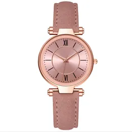 McyKcy Brand Leisure Fashion Style Womens Watch Good Selling Pink Leather Band Quartz Battery Ladies Watches Wristwatch329R
