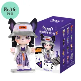 블라인드 박스 로봇 타임 Rolife Hanhan Nai V 소녀 시리즈 시리즈 블라인드 박스 액션 피겨 무술 시리즈 캐릭터 모델 어린이 230721