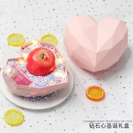 Gift Wrap Creative Heart Shape Christmas Packaging Boxes Diy Valentine's Day Liten Candy Chocolate Box