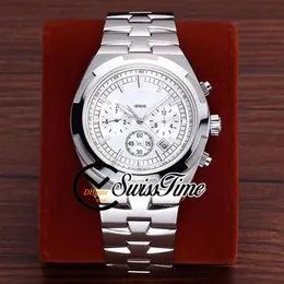 New Overseas 5500V 110A-B075 quadrante bianco A2813 orologio da uomo automatico cinturino in acciaio SS STVC senza cronografo orologi STVC Swiss302O