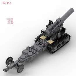 Blocks hot military WWII Soviet Army B-4-M 1931/203 MM howitzers tank technical vehicles weapons war Building Blocks bricks toys gift L230724